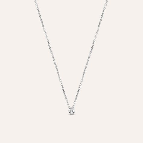 Collana Punto Luce Grace Oro Bianco Diamante - Collane Punto Luce Donna | Stroili