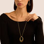 Collana Radiance Acciaio Dorato