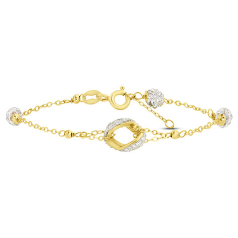 Bracciale Christelle Oro Giallo Cristallo - Bracciali Donna | Stroili