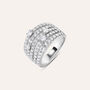 Anello Fascia Red Carpet Argento Rodiato Cubic Zirconia