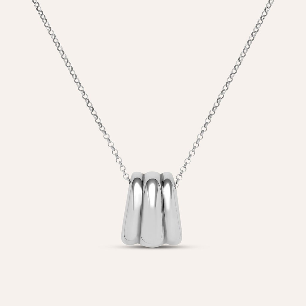 Collana Silver Collection Argento Rodiato