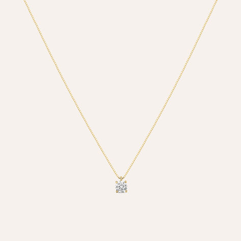 Collana Punto Luce Claire Oro Giallo Cubic Zirconia - Gioielli Donna | Stroili