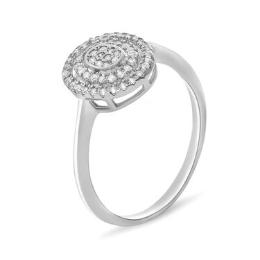 Anello Fantasia Silver Shine Argento Rodiato Cubic Zirconia