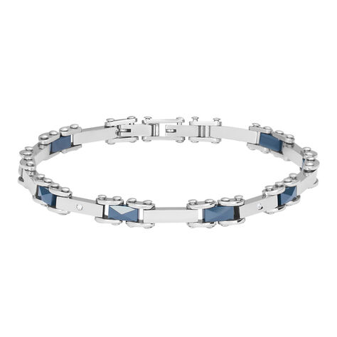 Bracciale Man Code Acciaio Bicolore Cubic Zirconia - Bracciali Uomo | Stroili