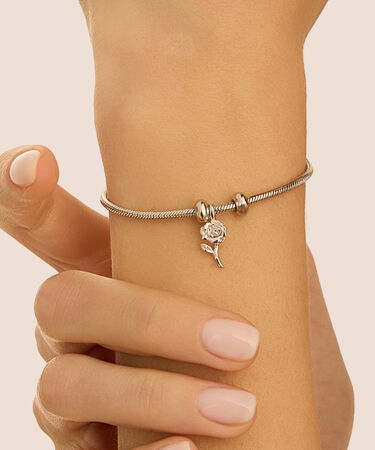 Pendente Love Beats Argento Rodiato