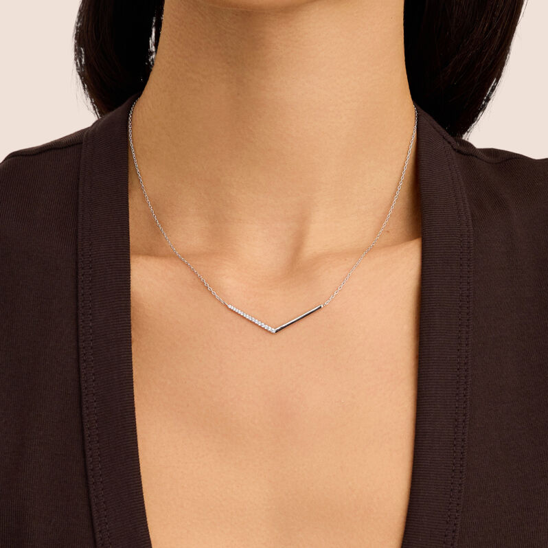 Collana Silver Elegance Argento Rodiato Cubic Zirconia - Collane Donna | Stroili