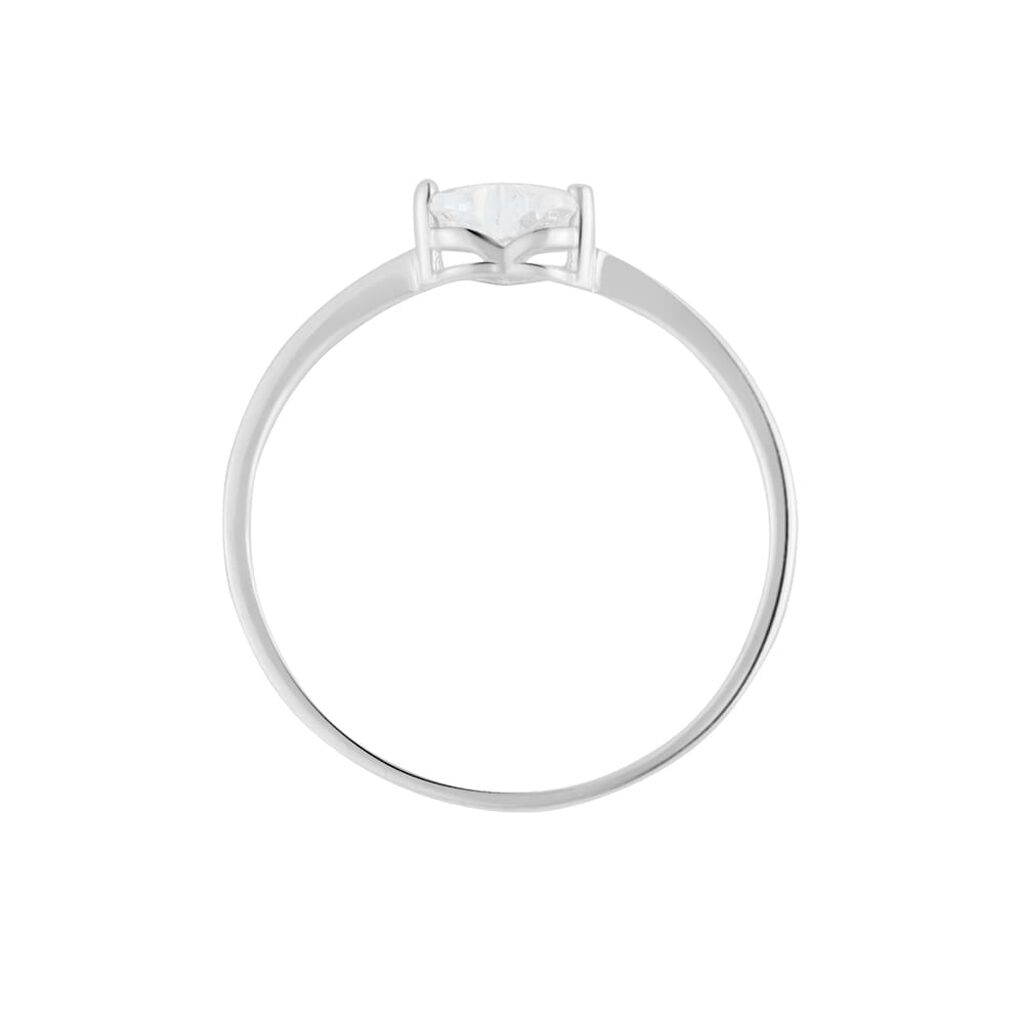 Anello Solitario Claire Oro Bianco Cubic Zirconia - Anelli con Pietre Donna | Stroili