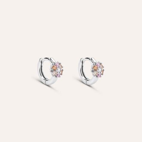 Orecchini A Cerchio Silver Baby Argento Rodiato Cubic Zirconia - Orecchini a Cerchio Bambino | Stroili