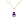 Collana Punto Luce Amélie Oro Giallo Ametista