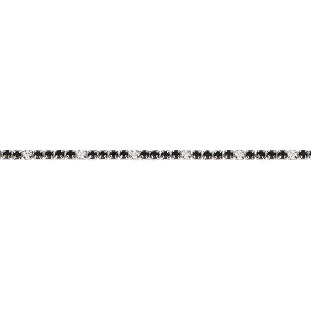 Bracciale Tennis Gentleman Argento Rodiato Cubic Zirconia - Bracciali Uomo | Stroili