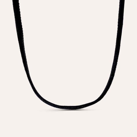 Choker Moonlight Acciaio e Velluto - Catenina Unisex | Stroili