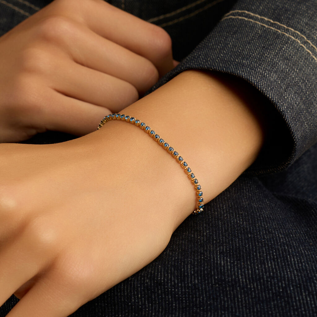 Bracciale Tennis Claire Oro Giallo Cubic Zirconia