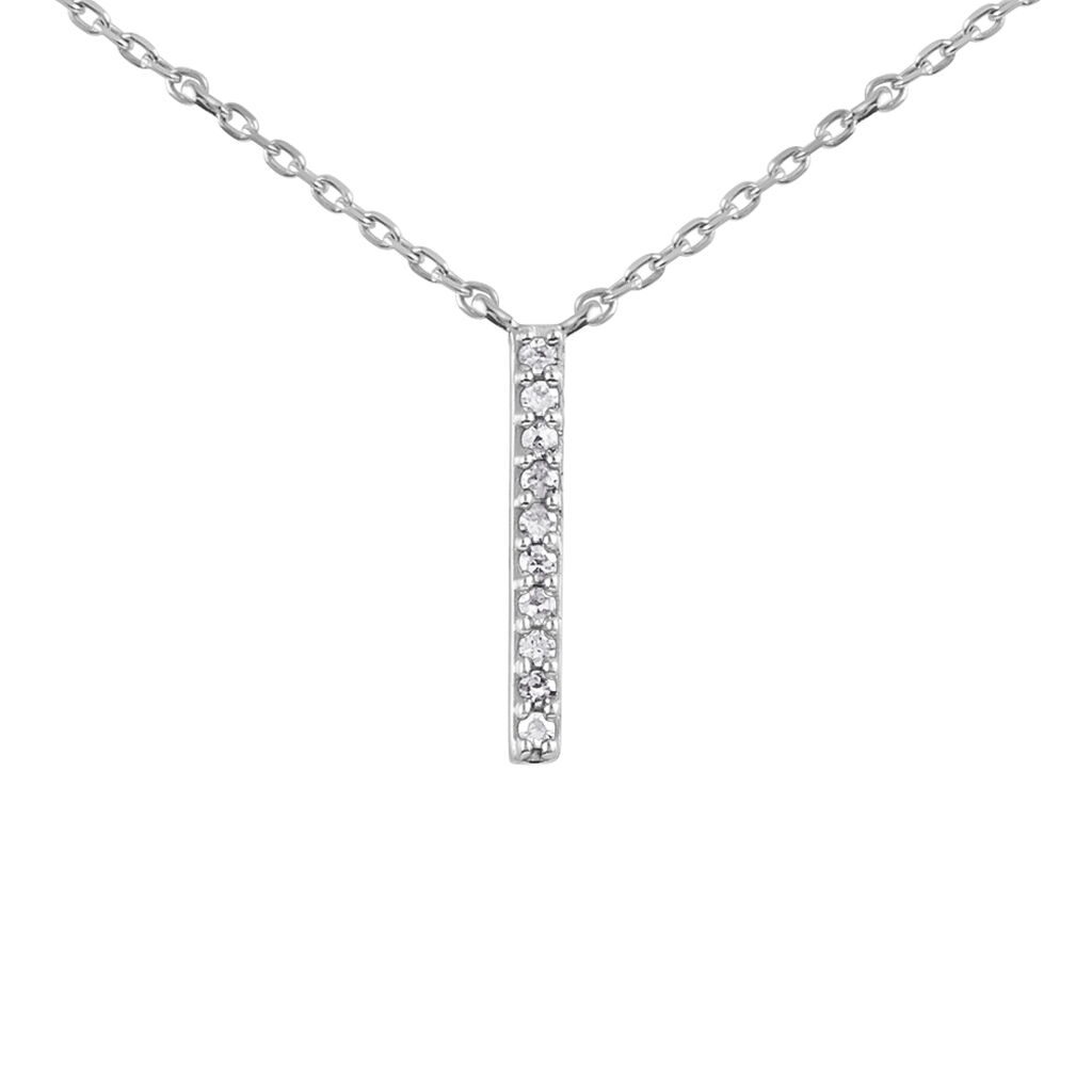 Collana Sophia Oro Bianco Diamante - Collane Donna | Stroili