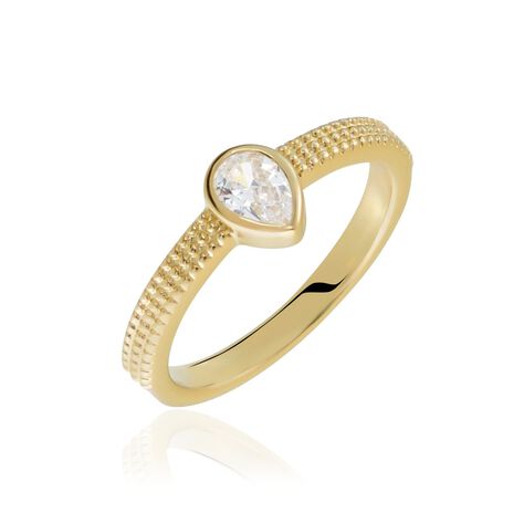 Anello Golden Dream Placcato Oro Giallo Cubic Zirconia - Anelli con Pietre Donna | Stroili