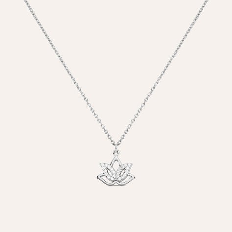 Collana Silver Moments Argento Rodiato Cubic Zirconia - Collane Donna | Stroili