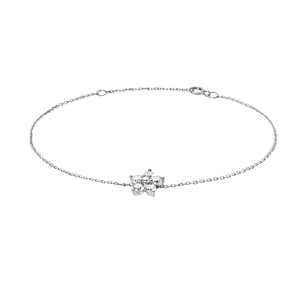 Bracciale Claire Oro Bianco Cubic Zirconia - Bracciali Amicizia Donna | Stroili