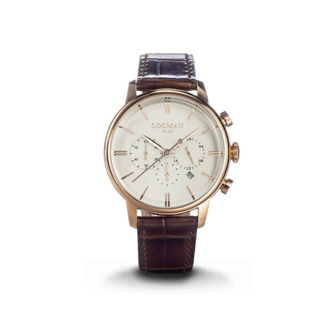 Orologio Al Quarzo Locman 1960 0254r05r-rravrgpn - Orologi con Datario Uomo | Stroili