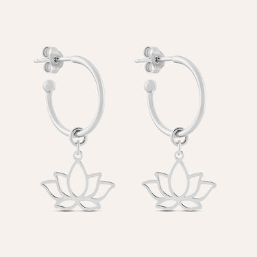 Orecchini A Cerchio Silver Collection Argento Rodiato