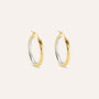 Orecchini A Cerchio Toujours Oro Bicolore