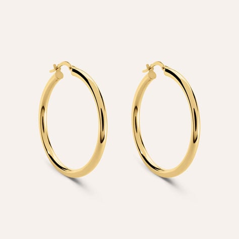 Orecchini A Cerchio Toujours Oro Giallo - Orecchini a Cerchio Donna | Stroili