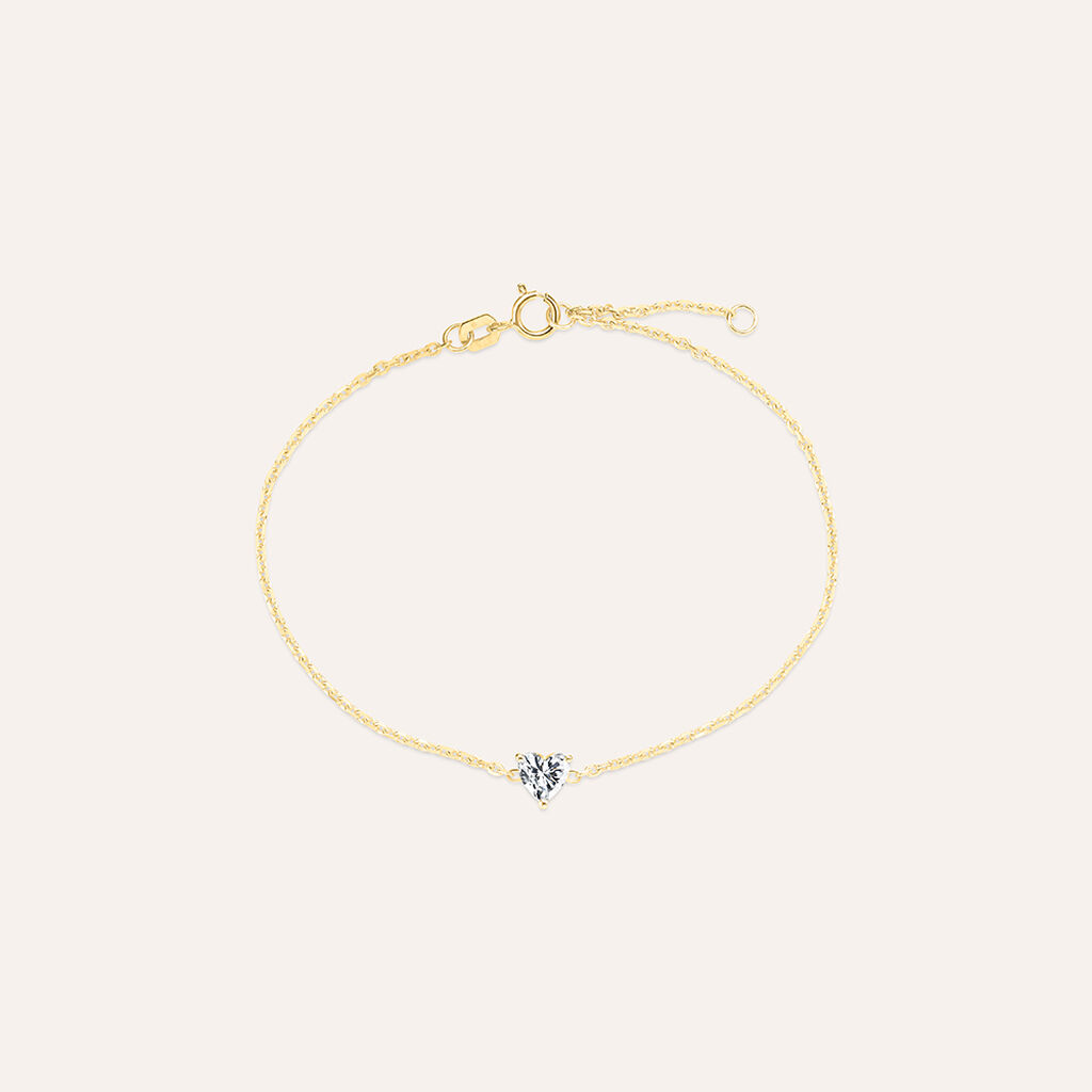Bracciale Punto Luce Claire Oro Giallo Cubic Zirconia - Bracciali Amicizia Donna | Stroili