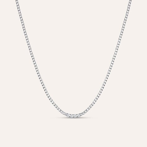 Collana Tennis Silver Elegance Argento Rodiato Cubic Zirconia - Collane Tennis Donna | Stroili