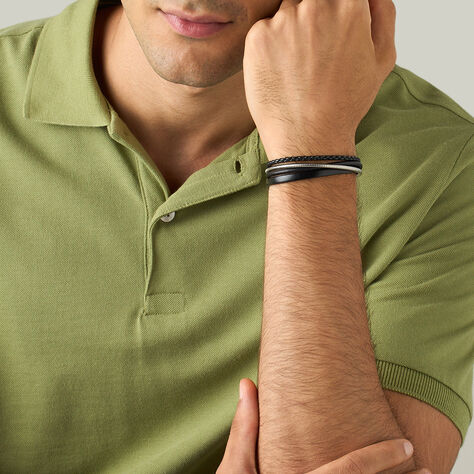 Bracciale Man Code Acciaio - Bracciali Uomo | Stroili