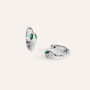Orecchini A Cerchio Moonlight Acciaio Cubic Zirconia