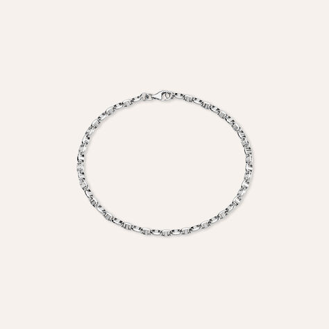 Bracciale Catena L'homme Or Oro Bianco - Bracciali Uomo | Stroili