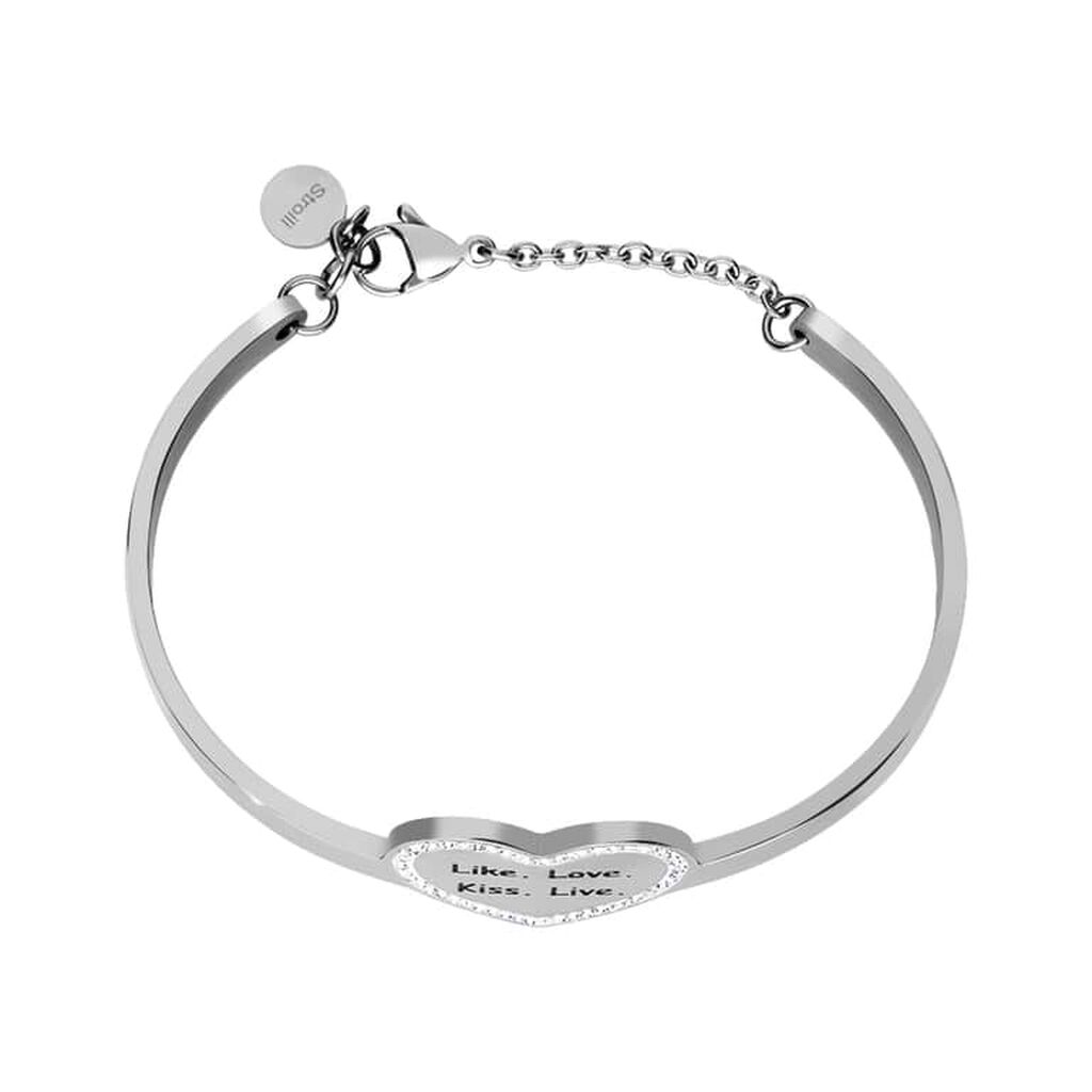 Bangle Lady Message in acciaio - Bracciali Donna | Stroili