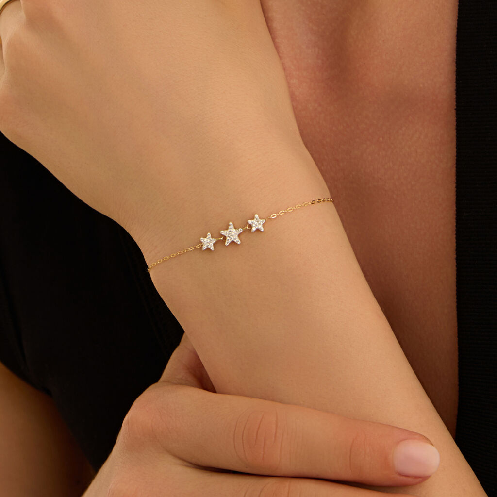 Bracciale Christelle Oro Giallo Cristallo