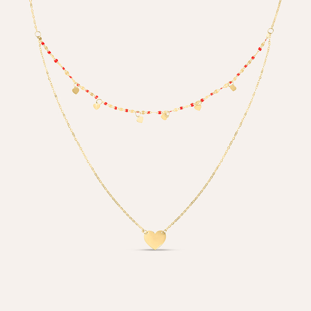 Collana A Catena In Oro Giallo 10K Massiccio – Spessore 0,6 Mm, Lunghezza Classica, 0,9 Gr