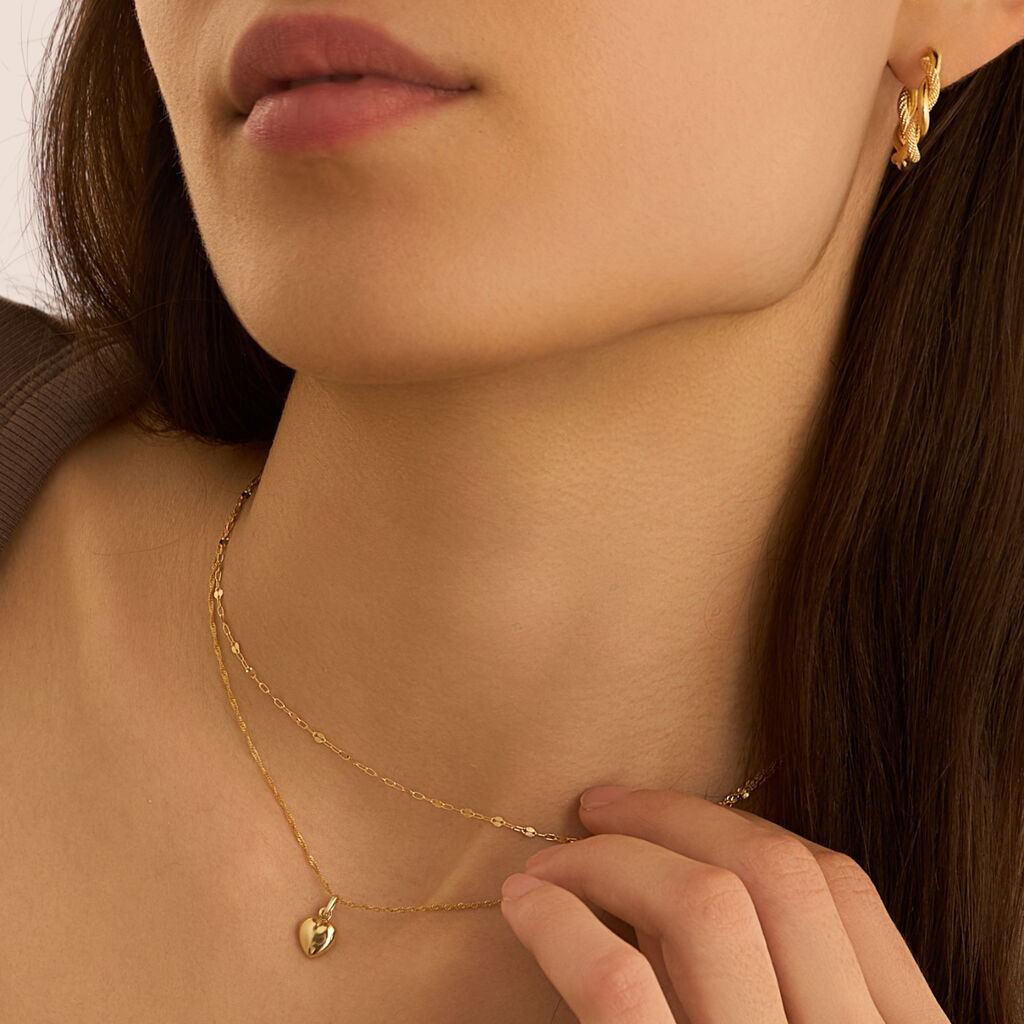 Pendente Poème Oro Giallo - Ciondoli con Incisione Donna | Stroili