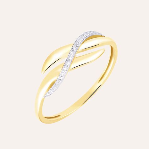 Anello Fascia Sophia Oro Giallo Diamante - Anelli con Pietre Donna | Stroili