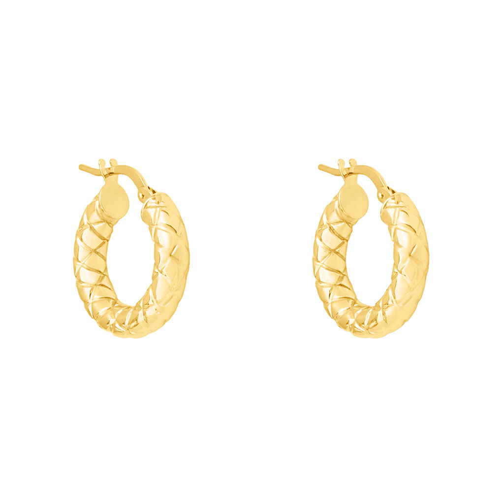 Orecchini A Cerchio Toujours Oro Giallo - Orecchini a Cerchio Donna | Stroili