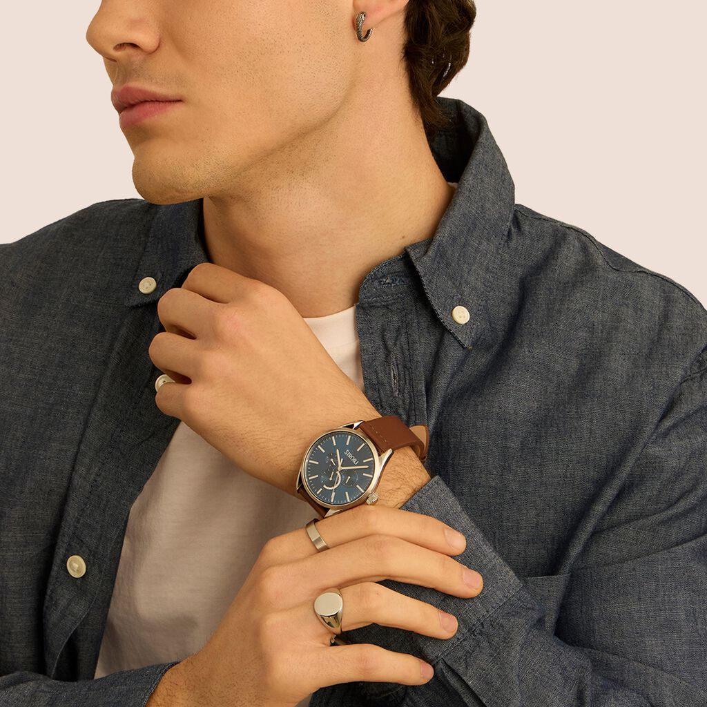 Anello Chevalier Man Code Acciaio