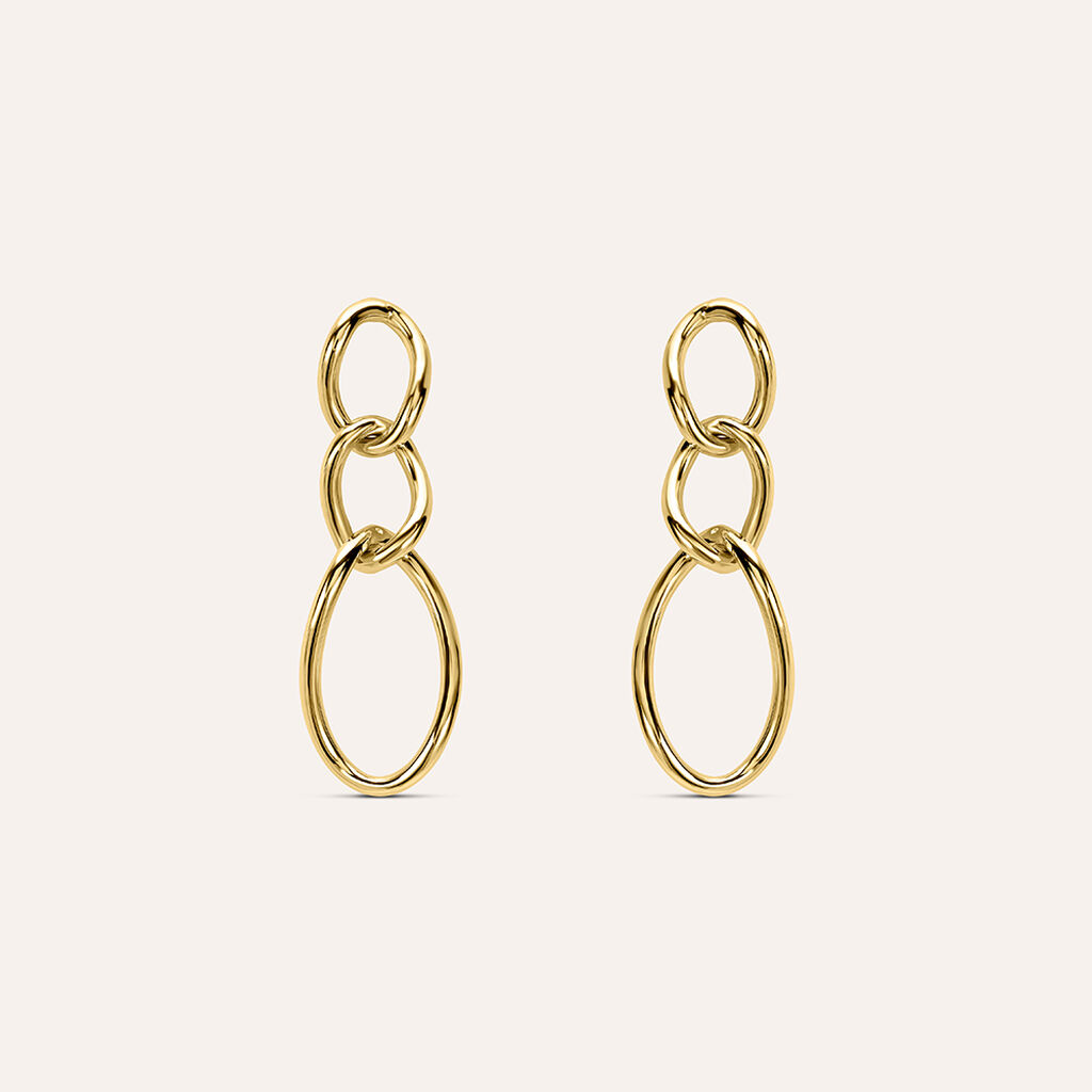 Orecchini Pendenti Gold Essence Oro Giallo