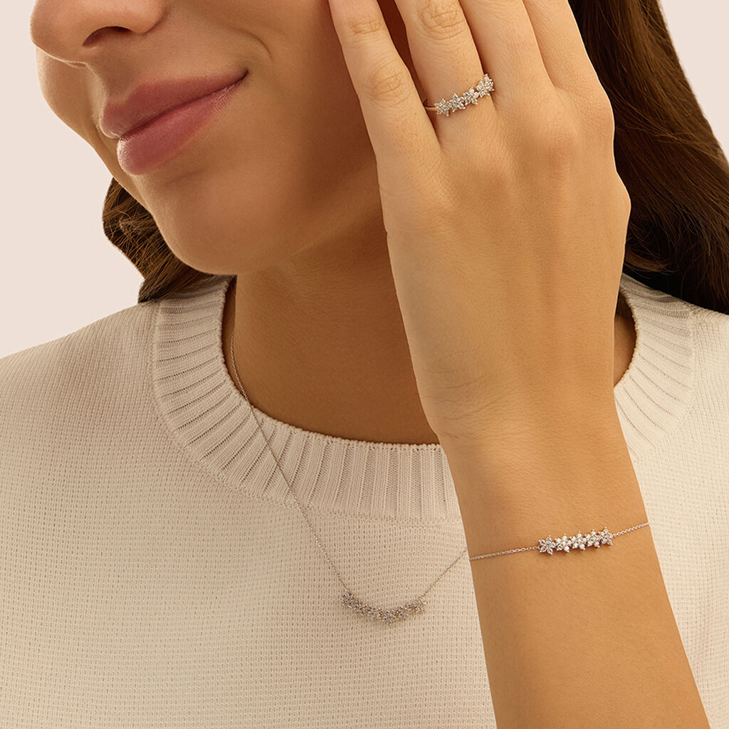 Bracciale Claire Oro Bianco Cubic Zirconia