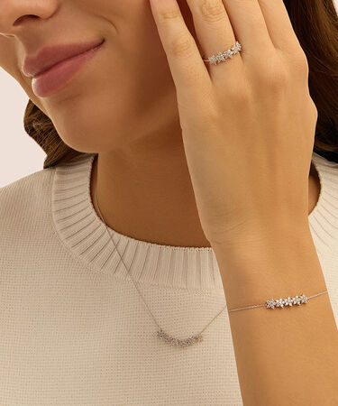 Bracciale Claire Oro Bianco Cubic Zirconia