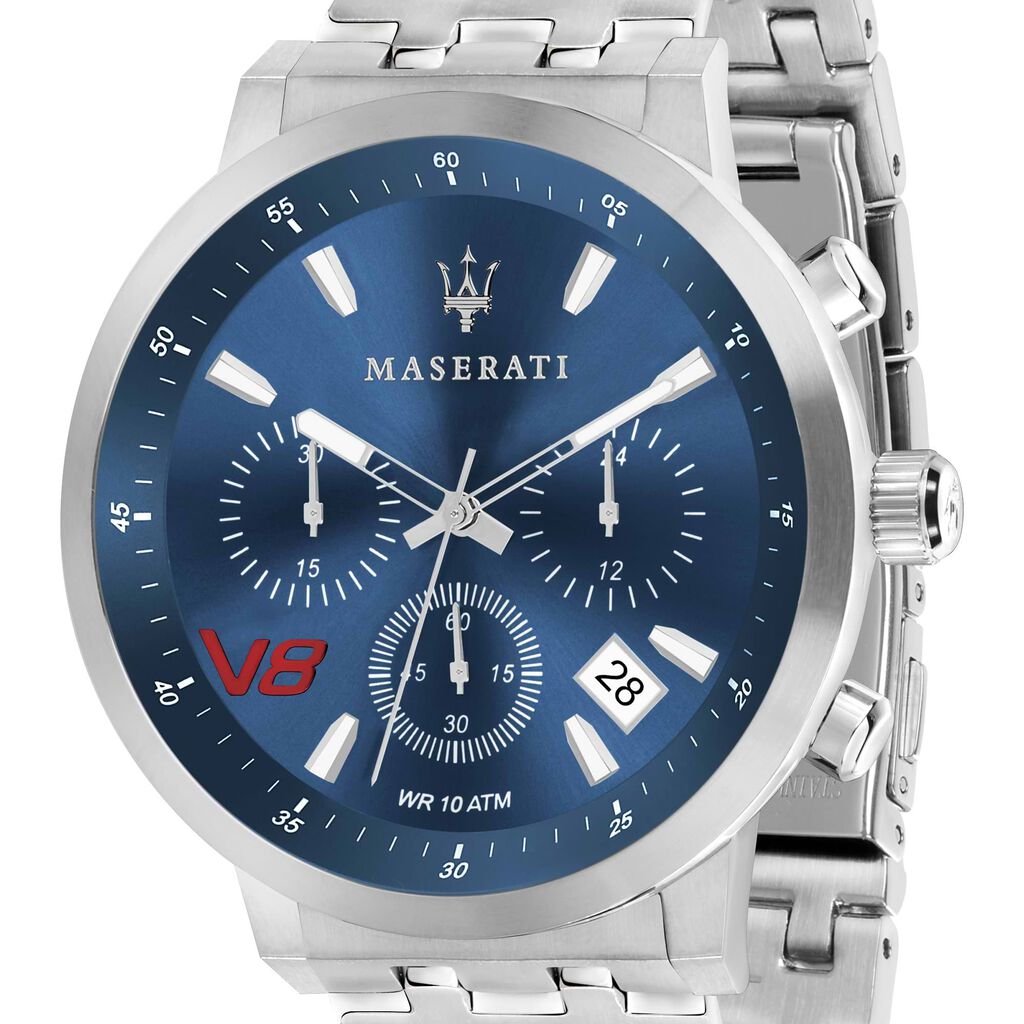 Cronografo Granturismo in acciaio