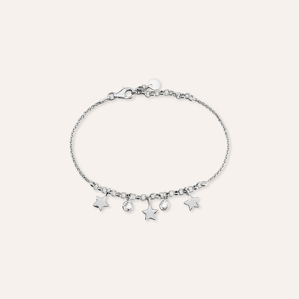 Bracciale Silver Collection Argento Rodiato Cubic Zirconia