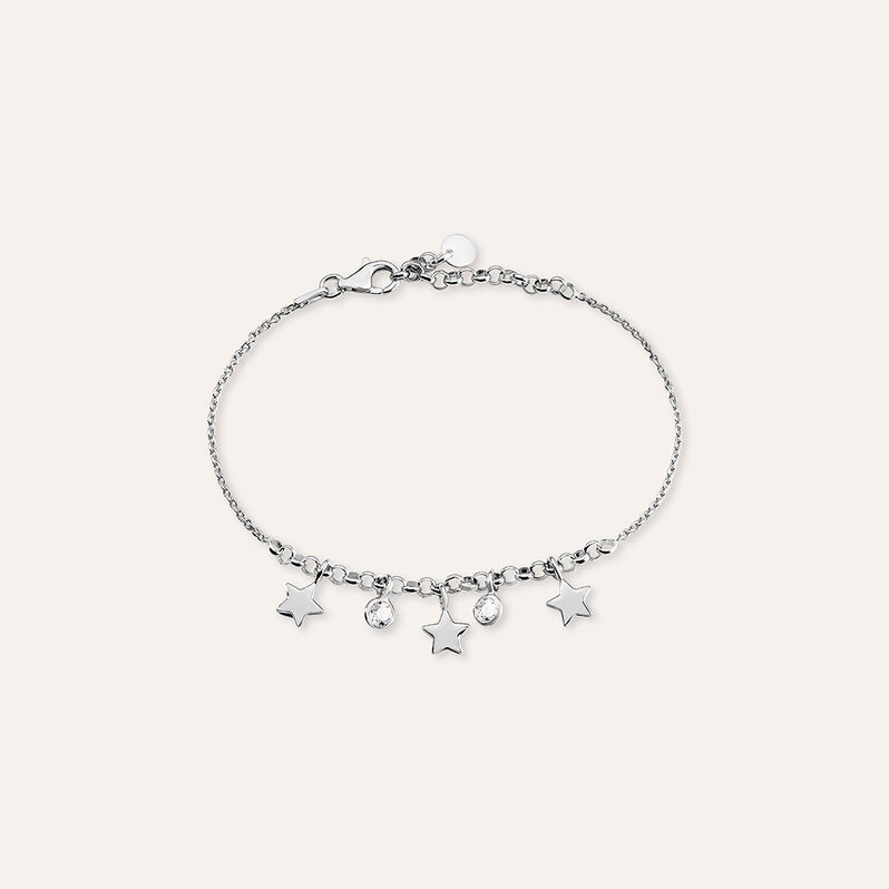 Bracciale Silver Collection Argento Rodiato Cubic Zirconia - Bracciali Donna | Stroili