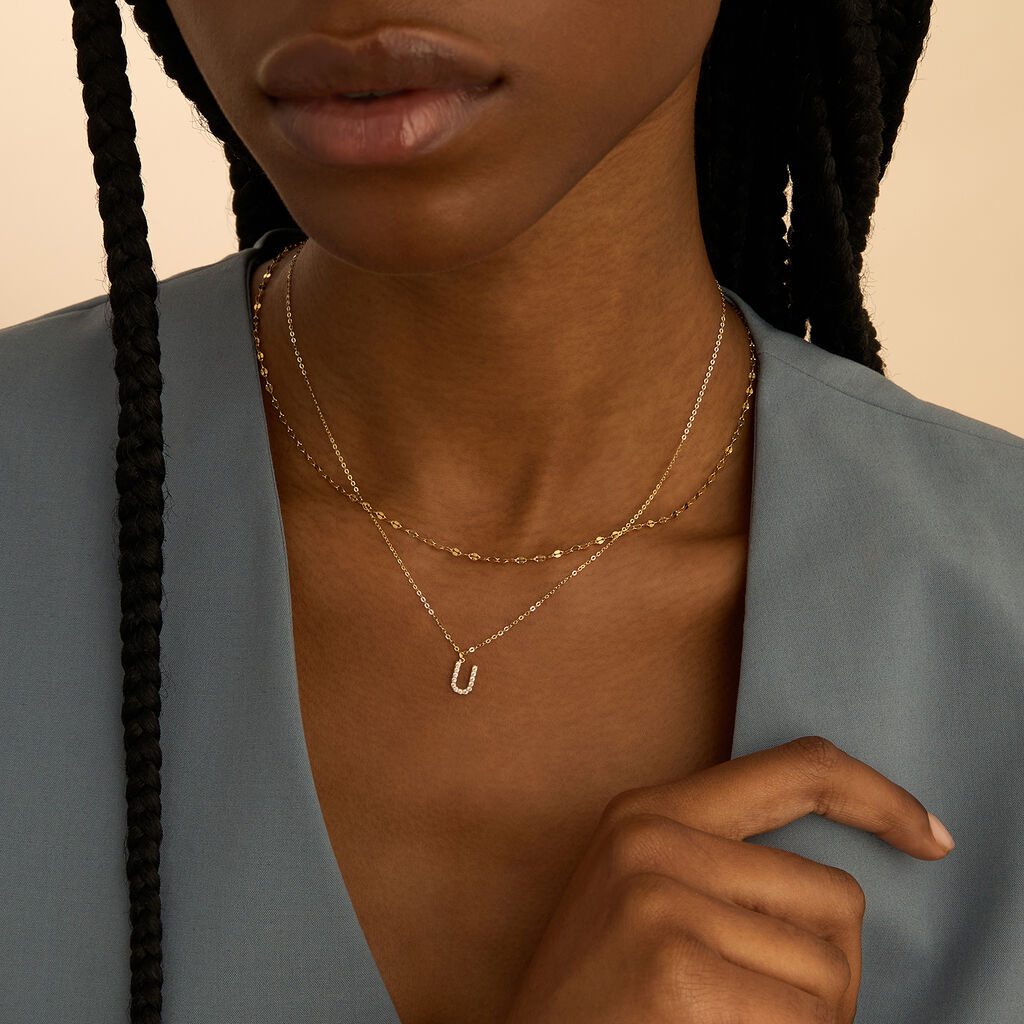 Collana Claire Oro Giallo Cubic Zirconia