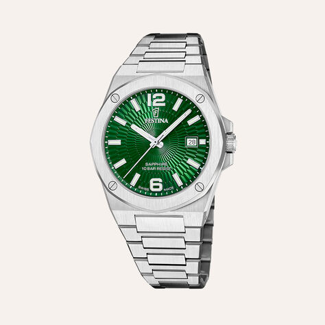 Orologio Al Quarzo Festina Swiss Made Vall&eacute;e F22000/3 - Orologi con Datario Uomo | Stroili