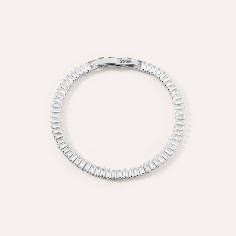 Bracciale Tennis Romantic Shine Metallo Cristallo - Bracciali Tennis Donna | Stroili