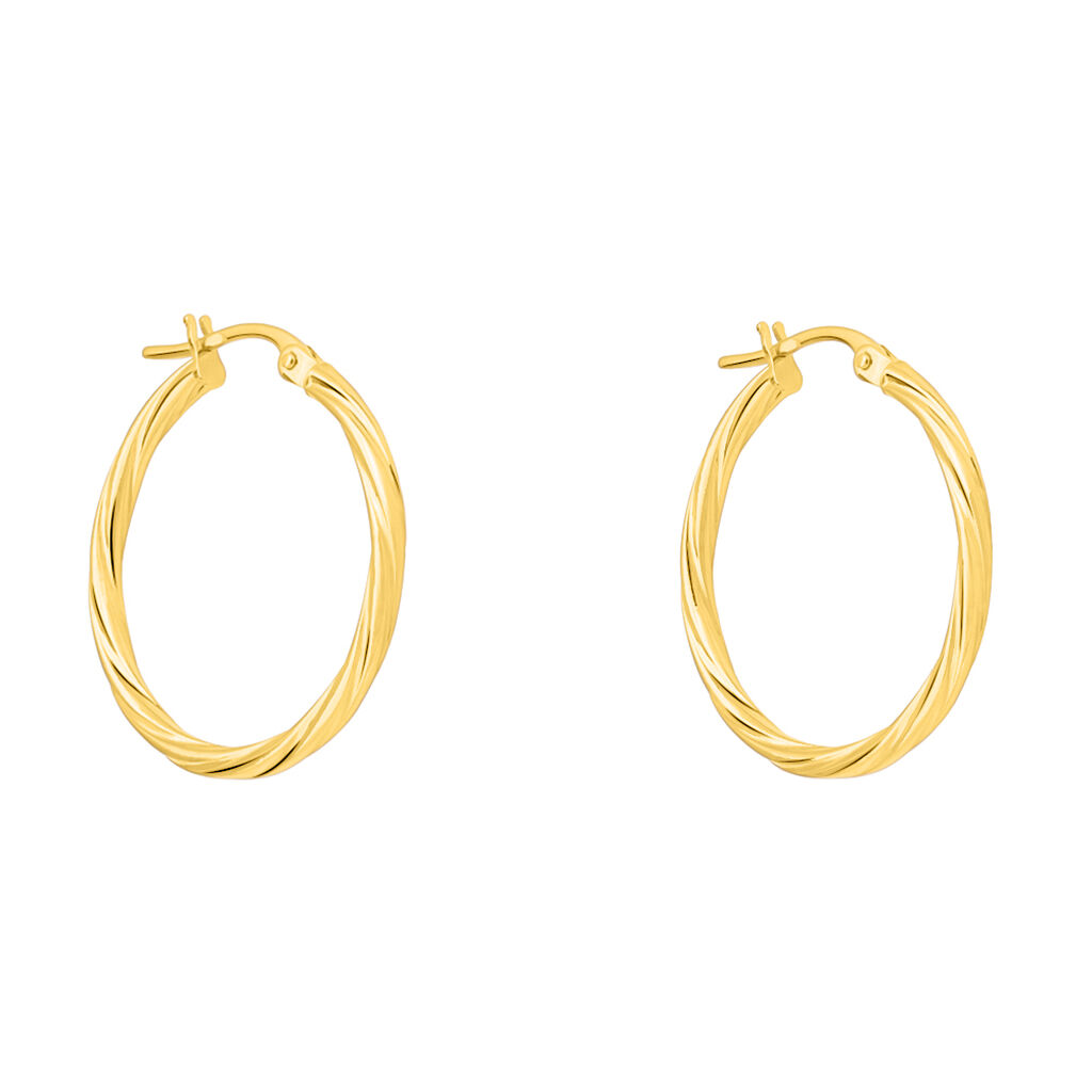 Orecchini A Cerchio Toujours Oro Giallo - Orecchini a Cerchio Donna | Stroili