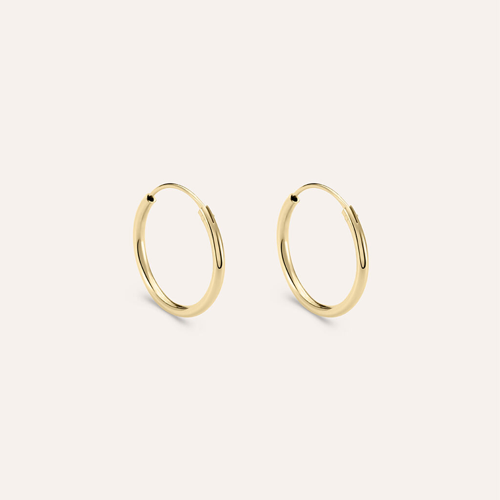Orecchini A Cerchio Golden Dream Placcato Oro Giallo