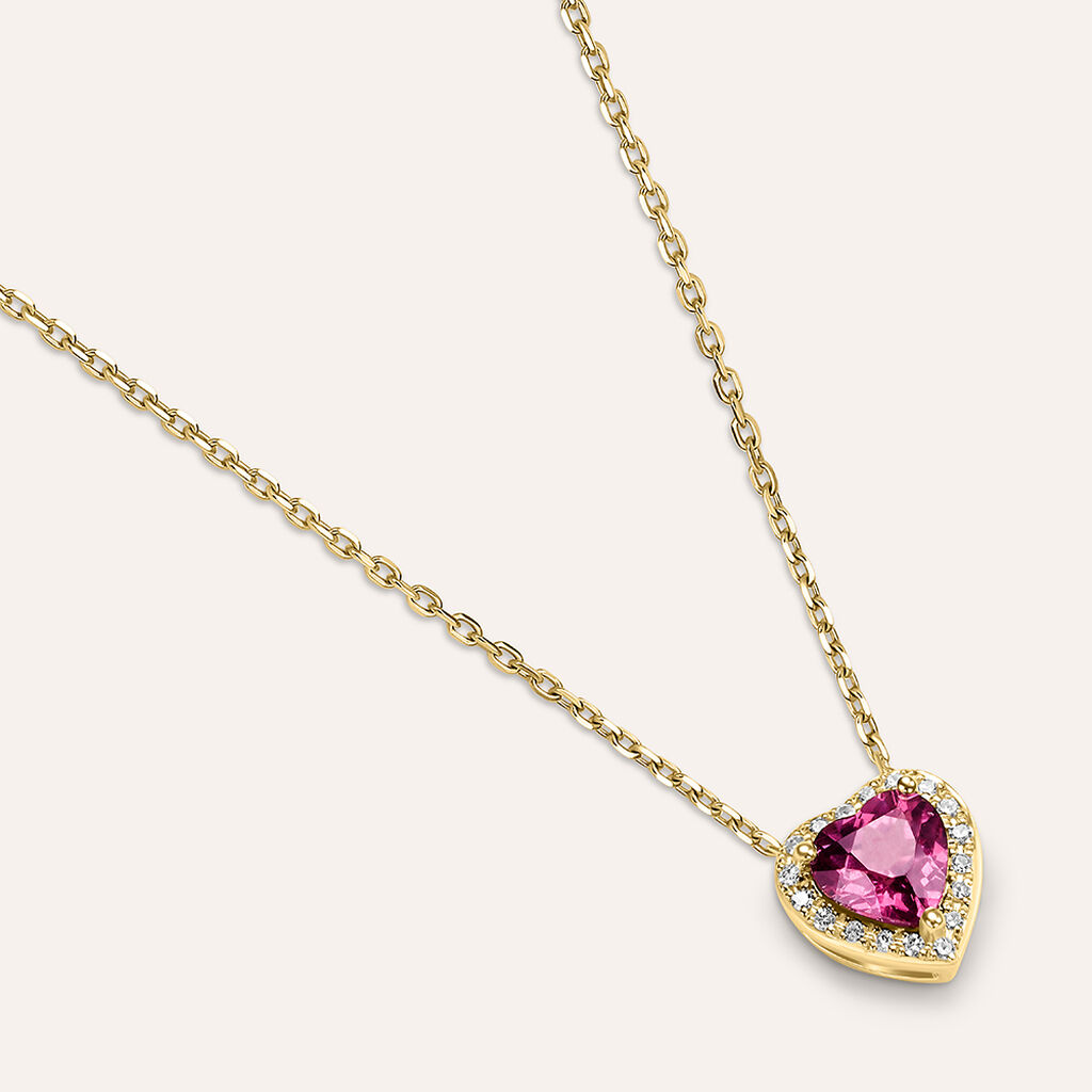 Collana Jasmine Oro Giallo Rodolite Diamante - Collane Donna | Stroili