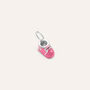 Pendente Love Beats Argento Rodiato Cubic Zirconia