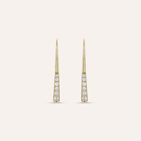 Orecchini Pendenti Golden Dreams Placcato Oro Giallo Cubic Zirconia - Orecchini Pendenti Donna | Stroili